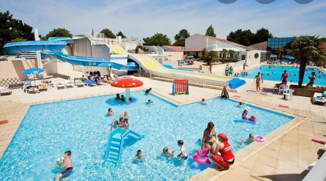 Camping Les Bois Mobil Home Grand Luxe 3Ch 2Sdb Saint-Jean-de-Monts Kültér fotó